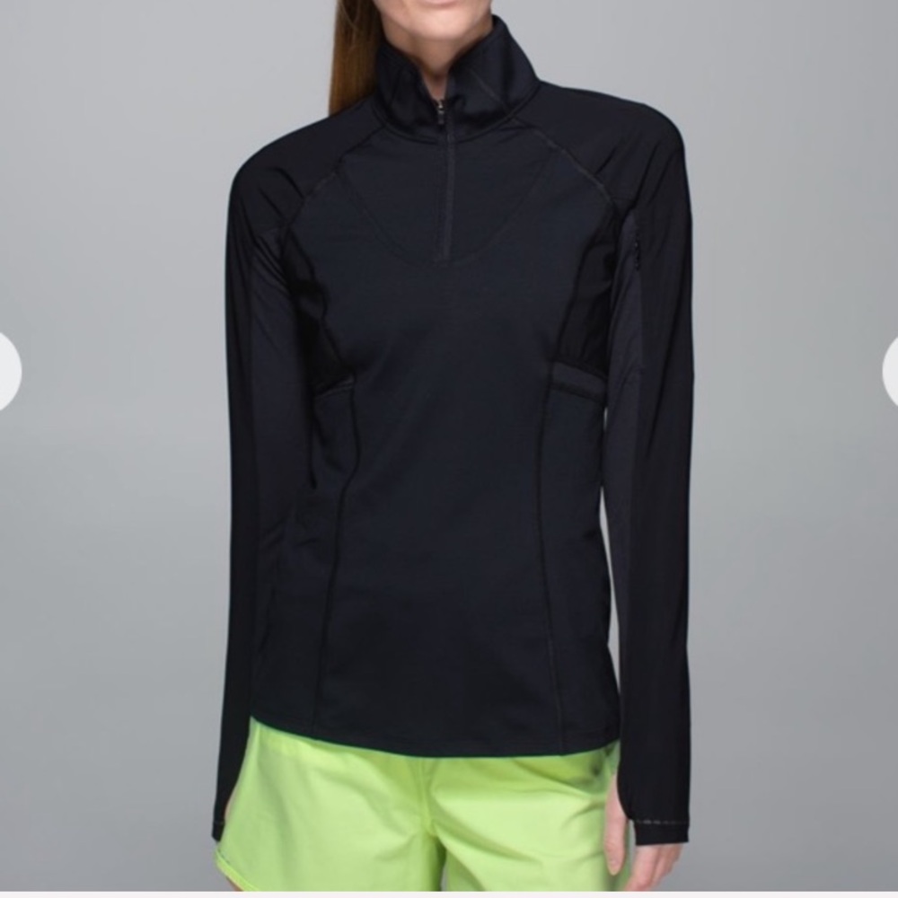 Lululemon trail bound long sleeve 1/2 zip